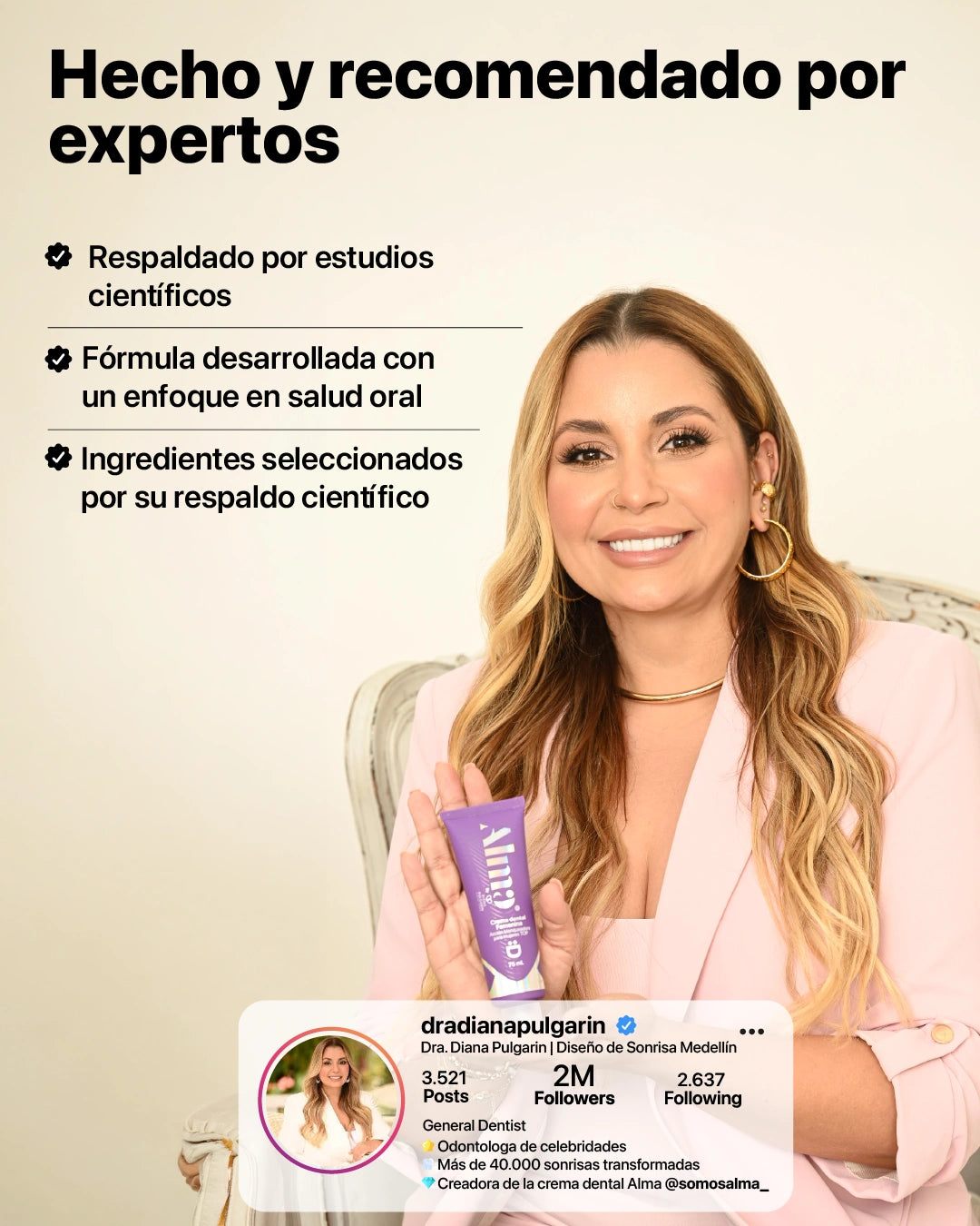 Alma Crema Dental Femenina
